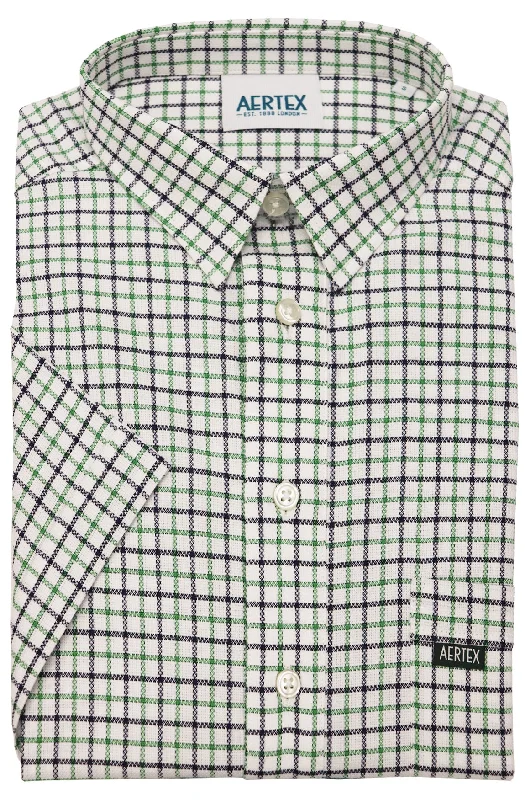 Men's Shirts with Patchwork PatternsAertex 87685 Taunton Polo