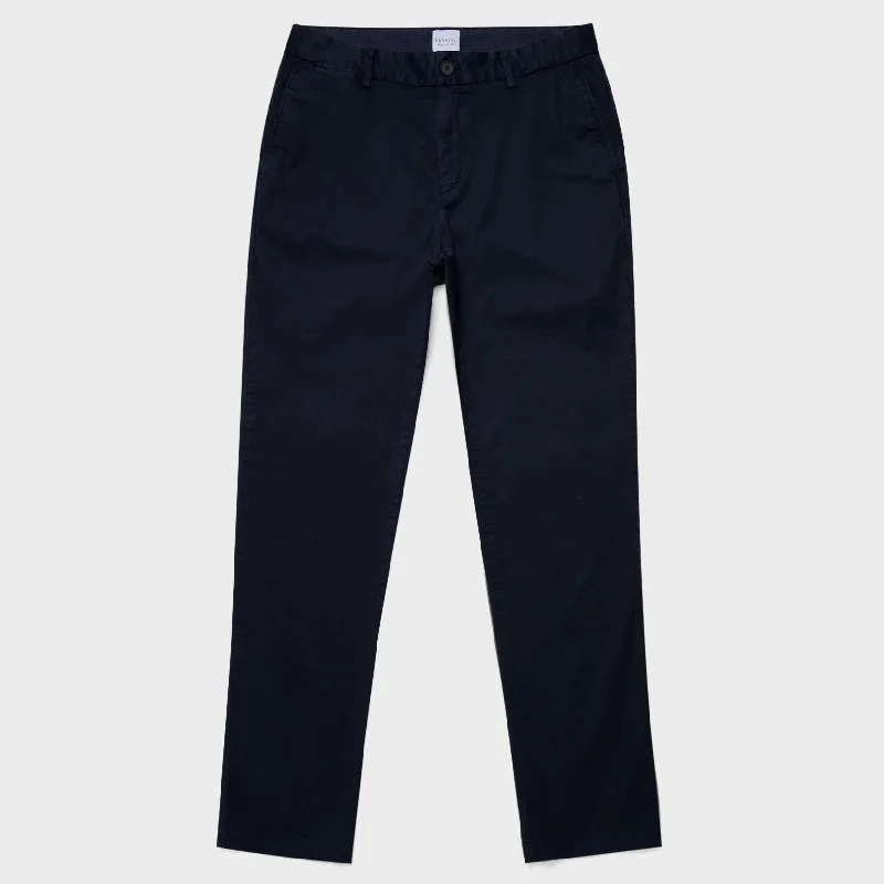 Navy Cotton Chino Trouser