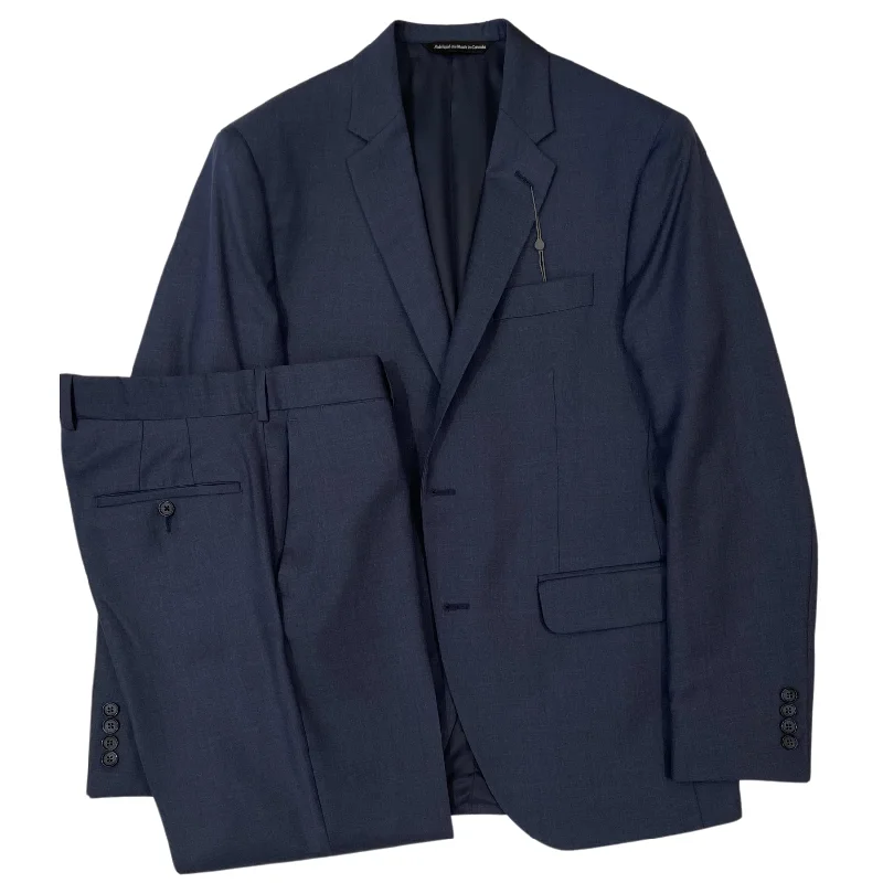 Reda Cornflower Blue Wool Melange Suit