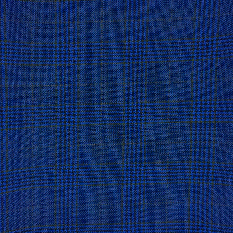 Royal Blue Prince Of Wales Grid Check