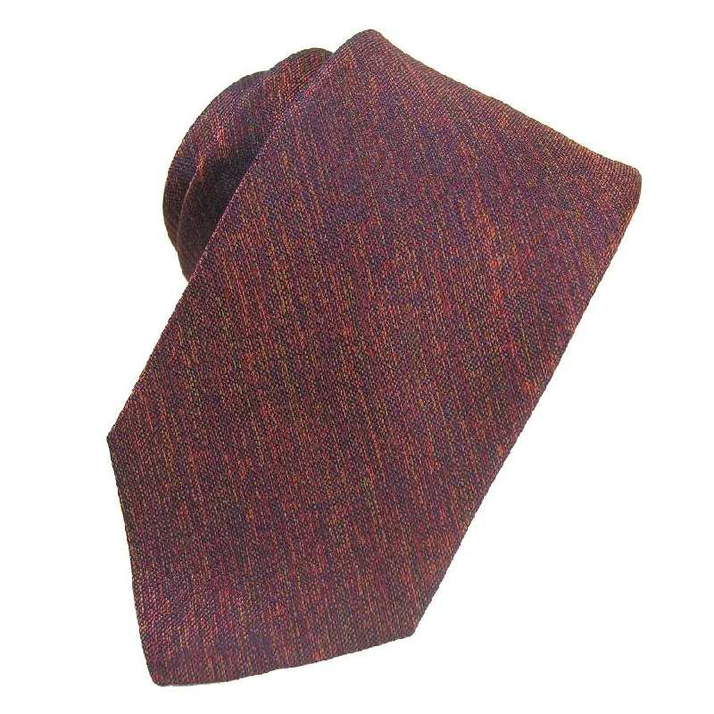 Orange Melange Solid Silk Tie