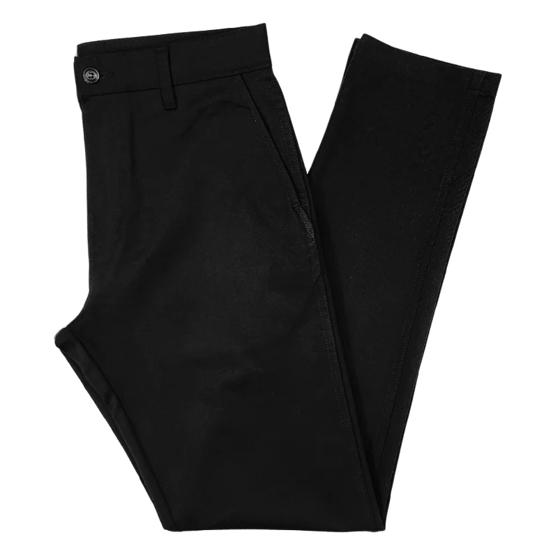 Black Classic Cotton Chino Trouser