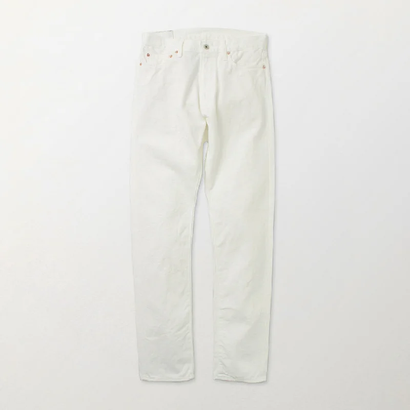 New Arrival Men's JeansFOB FACTORY / F1153 White Denim 60 Twill 5P