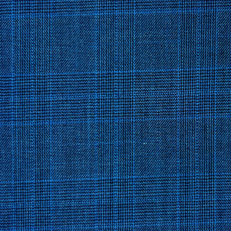 Steel Blue Prince Of Wales Plaid