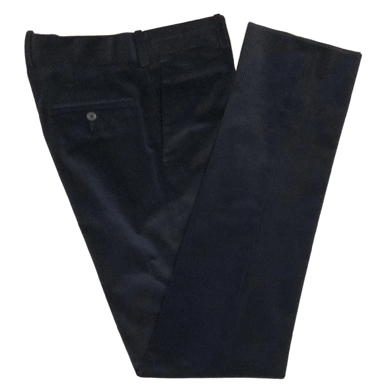 Navy Cotton Corduroy Trouser