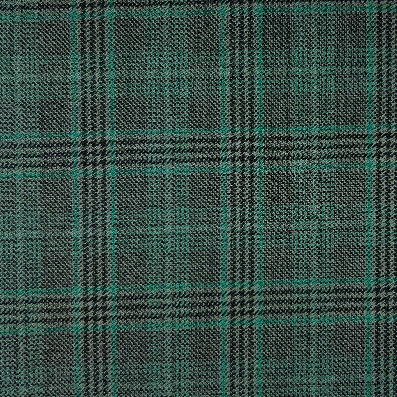 Dark Hunter Green Plaid w/ Black Windowpane