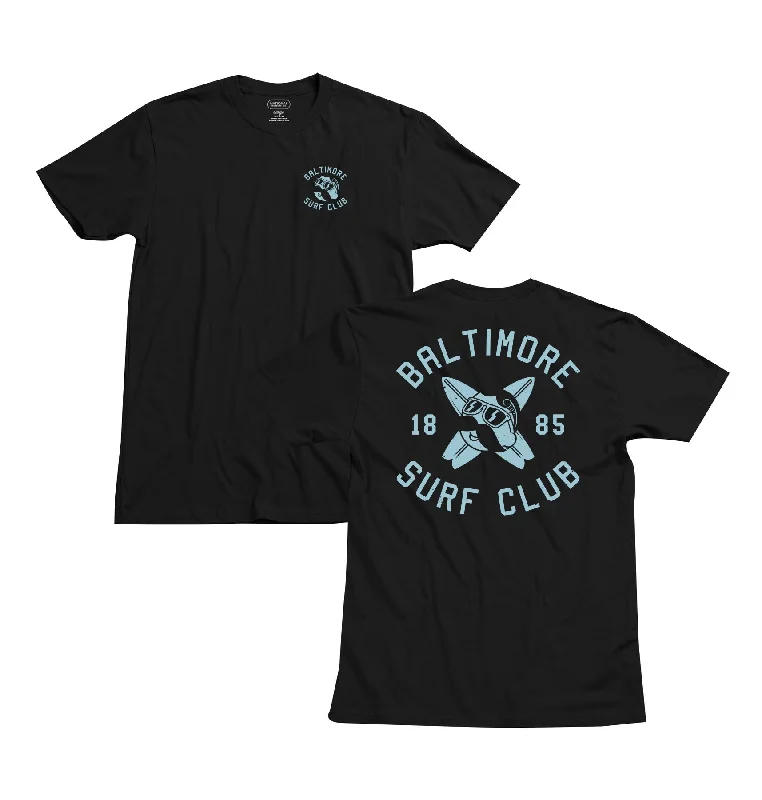 Men's Shirts with Bow TiesBALTIMORE SURF CLUB TEE - BLACK