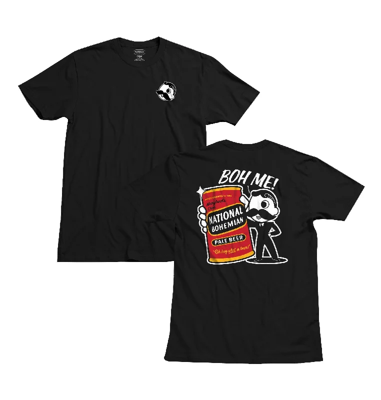 Men's Shirts with Graphic PrintsBOH ME TEE - BLACK