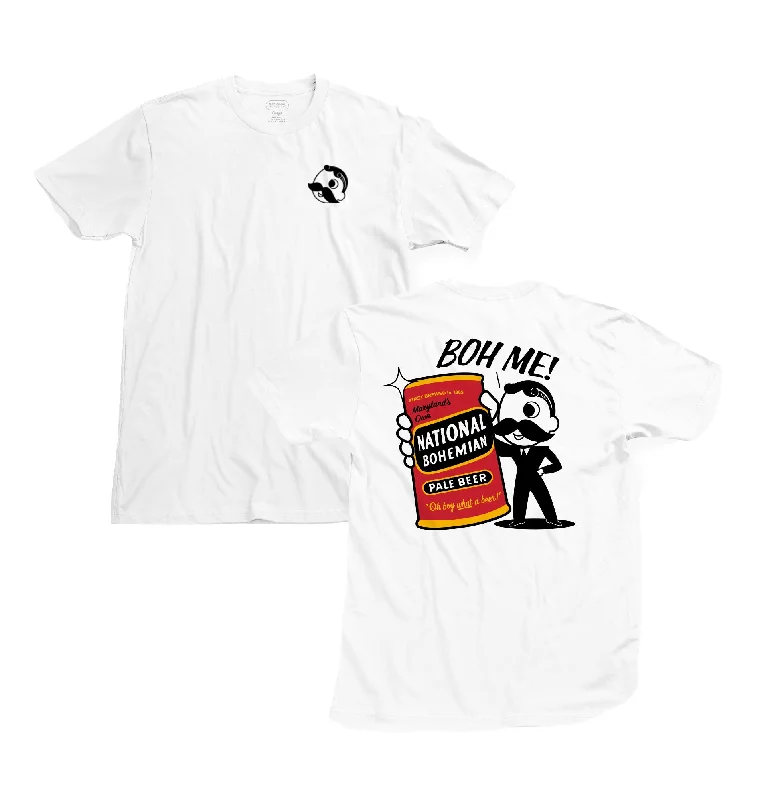 Men's Shirts with Tab CollarsBOH ME TEE - WHITE