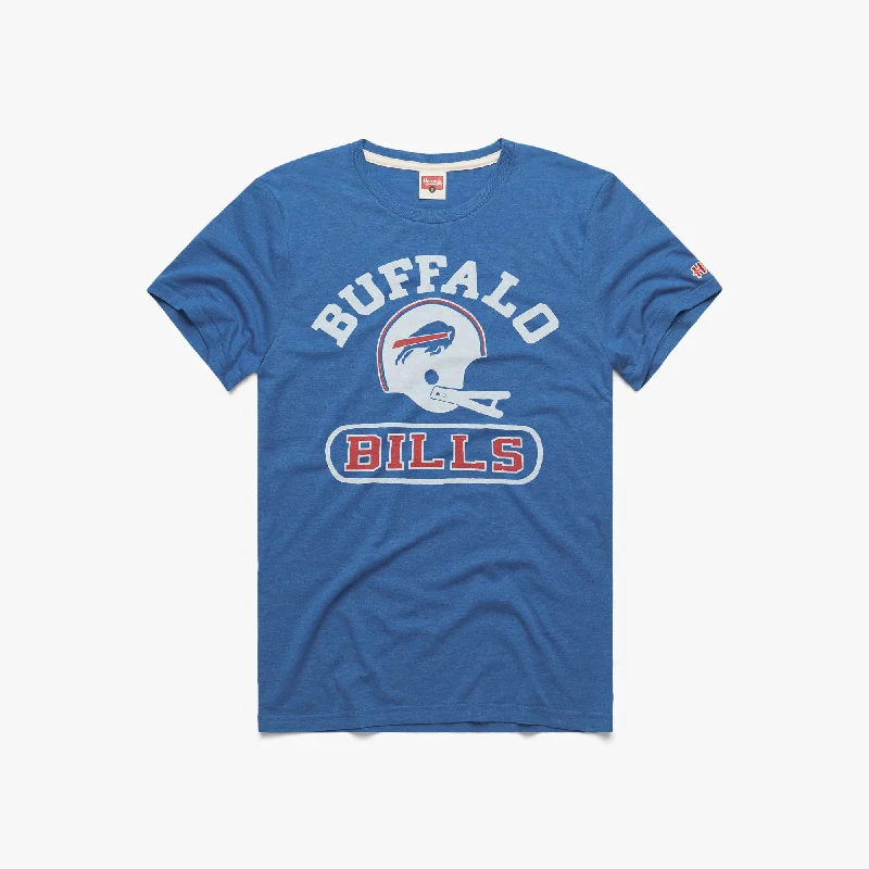 Men's Shirts for Beach OutingsBuffalo Bills Throwback Helmet