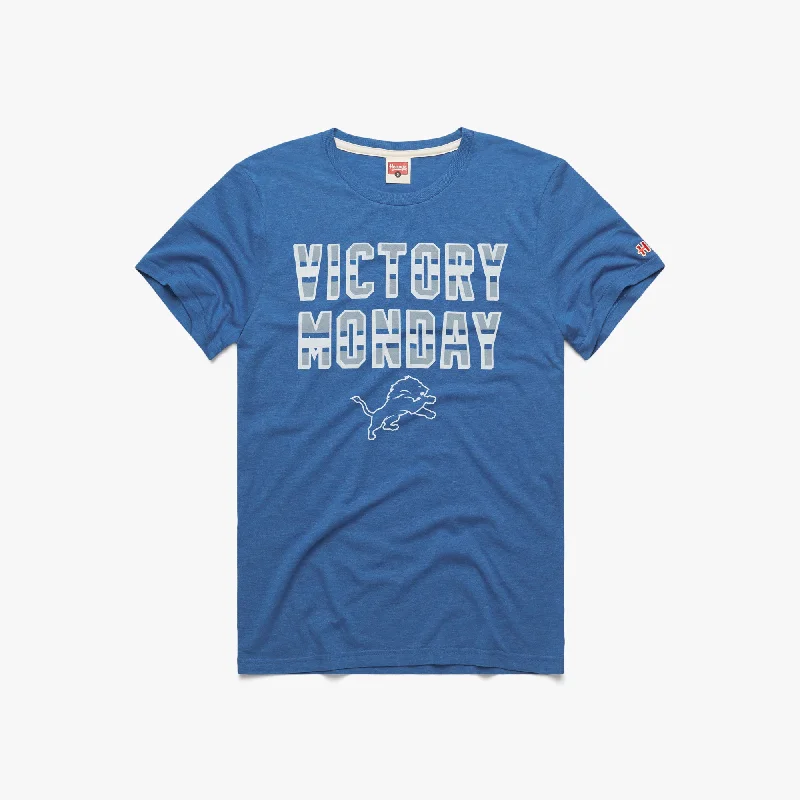 Classic Men's Button-Up ShirtsDetroit Lions Victory Monday