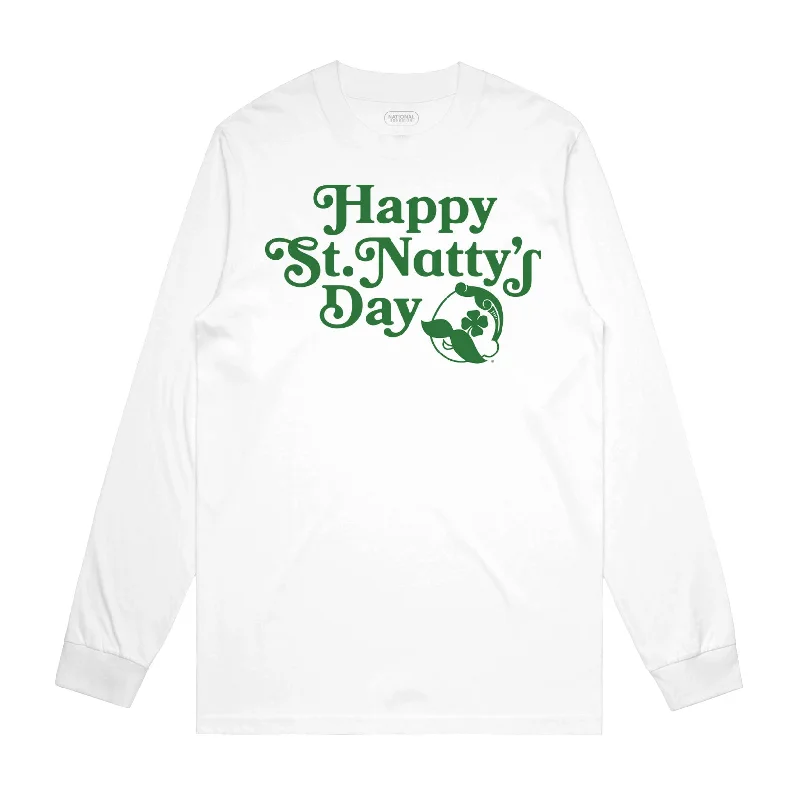 Men's Shirts with Wingtip CollarsHAPPY NATTY'S DAY LONG SLEEVE TEE