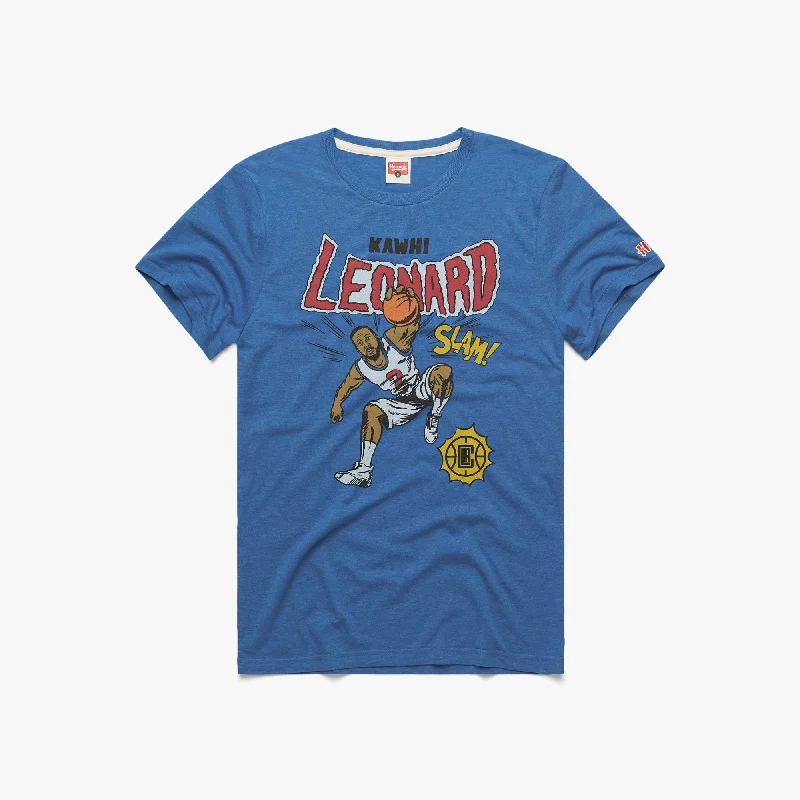 Men's Shirts with Scoop NecksLA Clippers Comic Book Kawhi Leonard