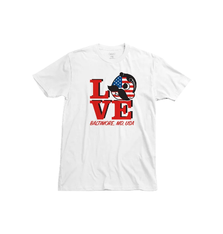 Men's Shirts with Belt AttachmentsLOVE BALTIMORE TEE