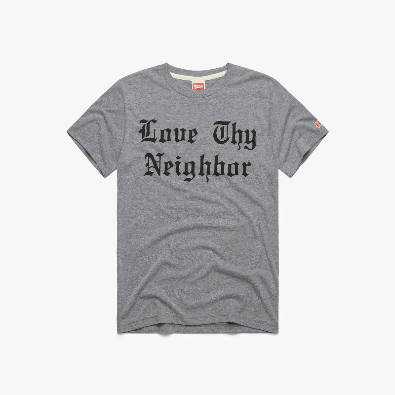 Men's Shirts with Scoop NecksLove Thy Neighbor