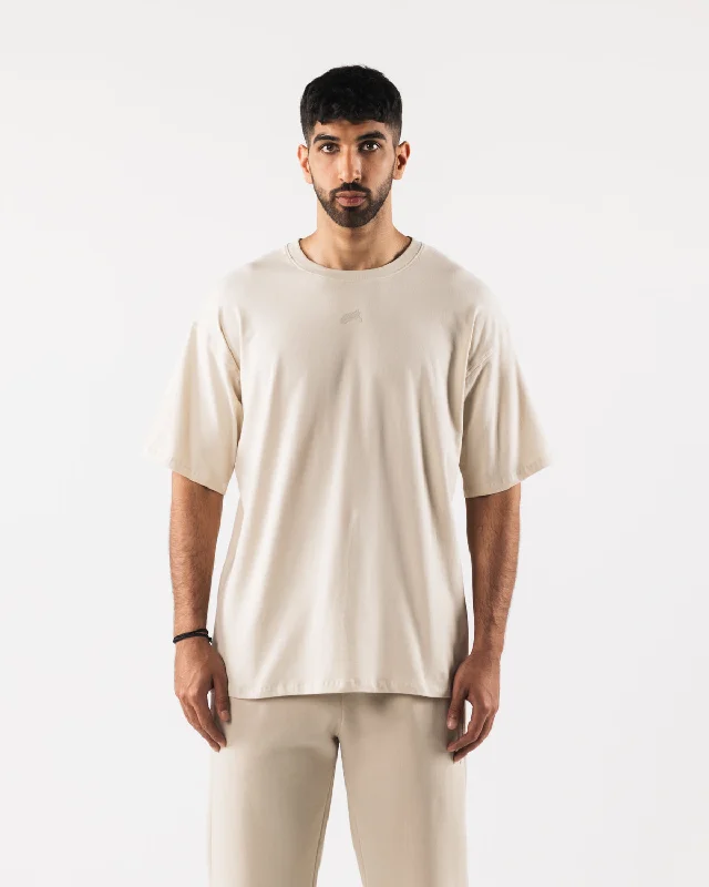 Solid-Colored Men's ShirtsAligned Tee - Sea Salt