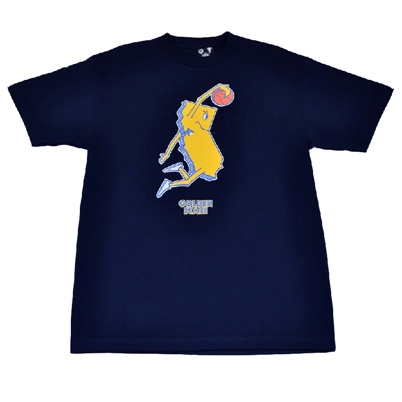 Men's Shirts with Elastic WaistbandsMens Thrill Of Victory Golden State T-Shirt Navy