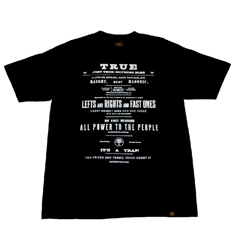 Men's Shirts with Plaid PatternsMens True Old Ad T-Shirt Black