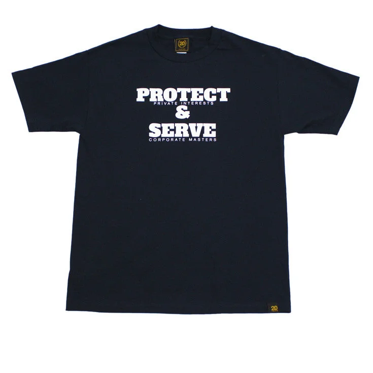 Versatile Men's Tank TopsMens True Protect & Serve T-Shirt Navy