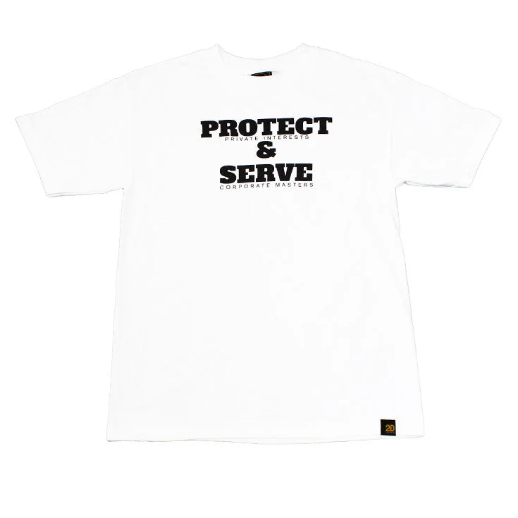 Comfortable Men's Polo ShirtsMens True Protect & Serve T-Shirt White