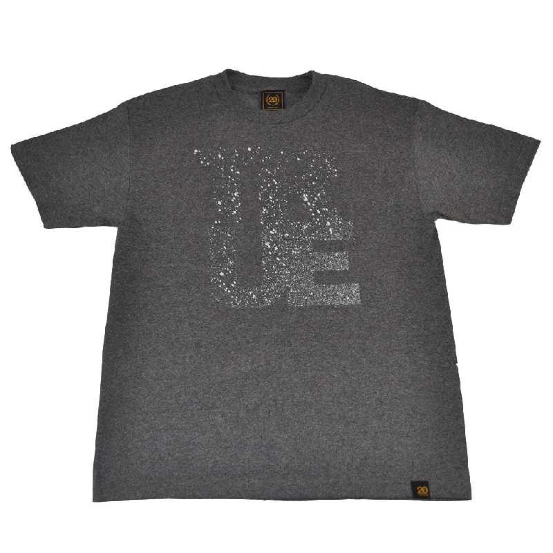 Men's Unique and Designer TopsMens True Splatter T-Shirt Charcoal Grey