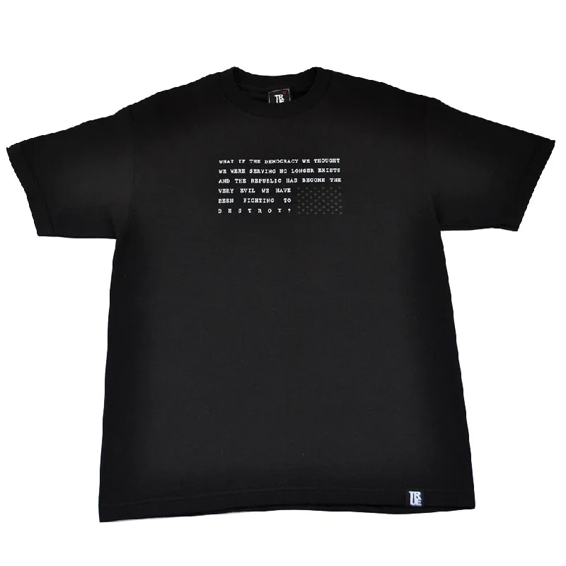 Men's Unique and Designer TopsMens True What If T-Shirt Black