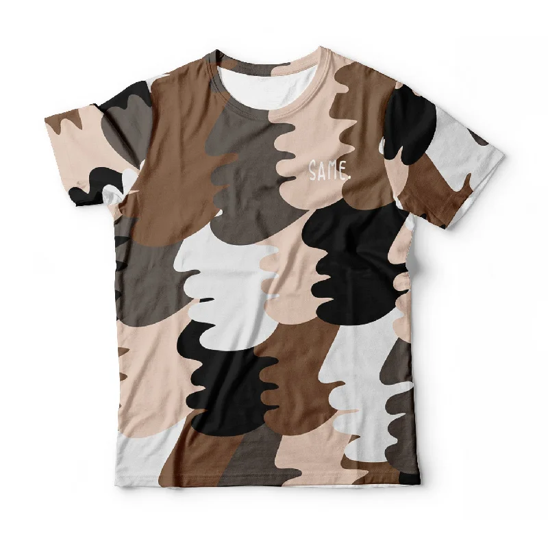 Men's Shirts with Asymmetrical HemlinesSame T-Shirt