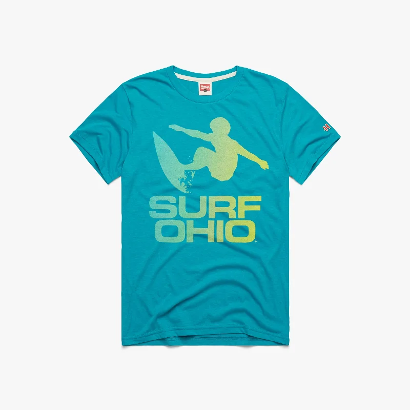 Men's Shirts with Single-Breasted DesignsSurf Ohio Gradient