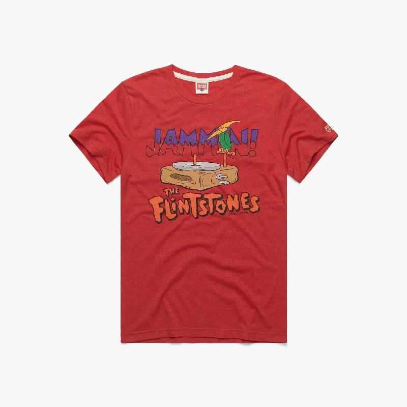 Men's Shirts with Lace-Up HemlinesThe Flintstones Jammin'