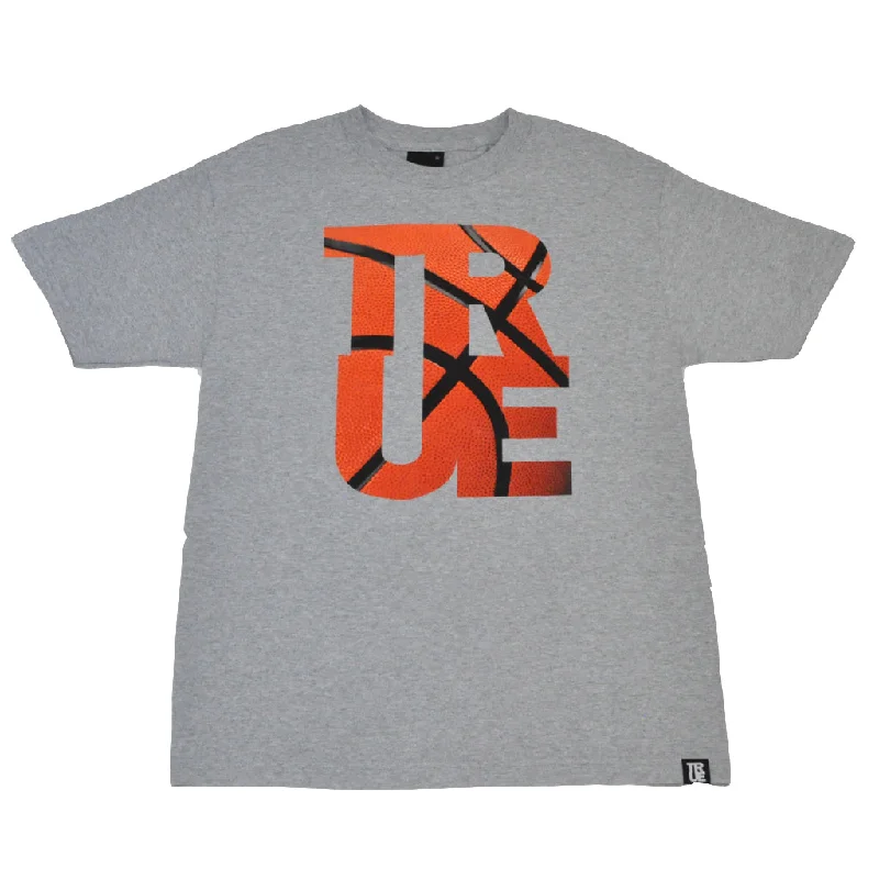 Men's Shirts with Wrinkle-Resistant FabricTrue Mens Basketball T-Shirt Heather Grey