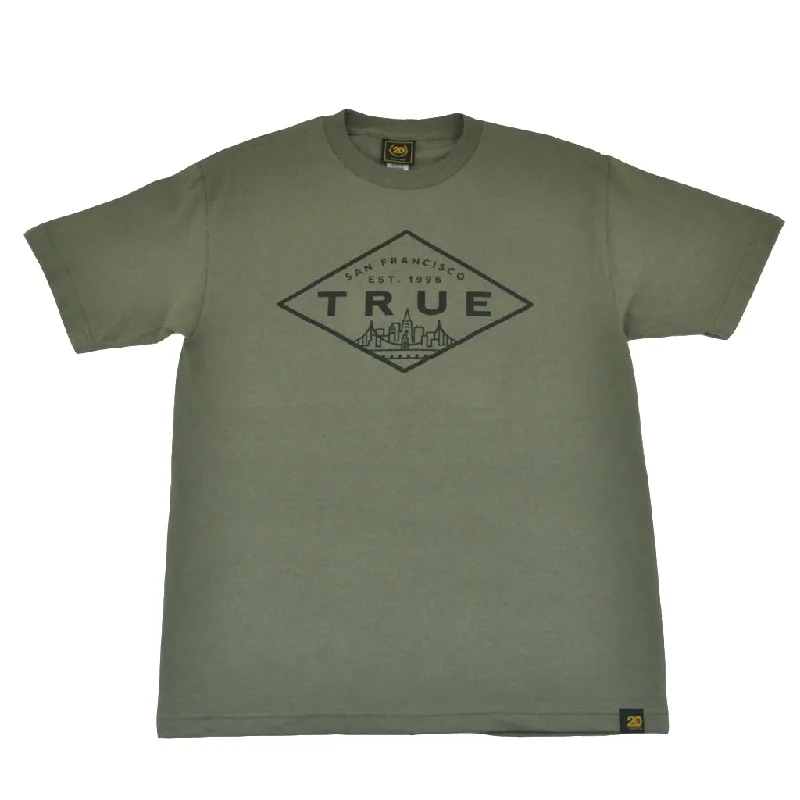 Men's Casual Shirts for Everyday WearTrue Mens Established Basic T-Shirt Olive