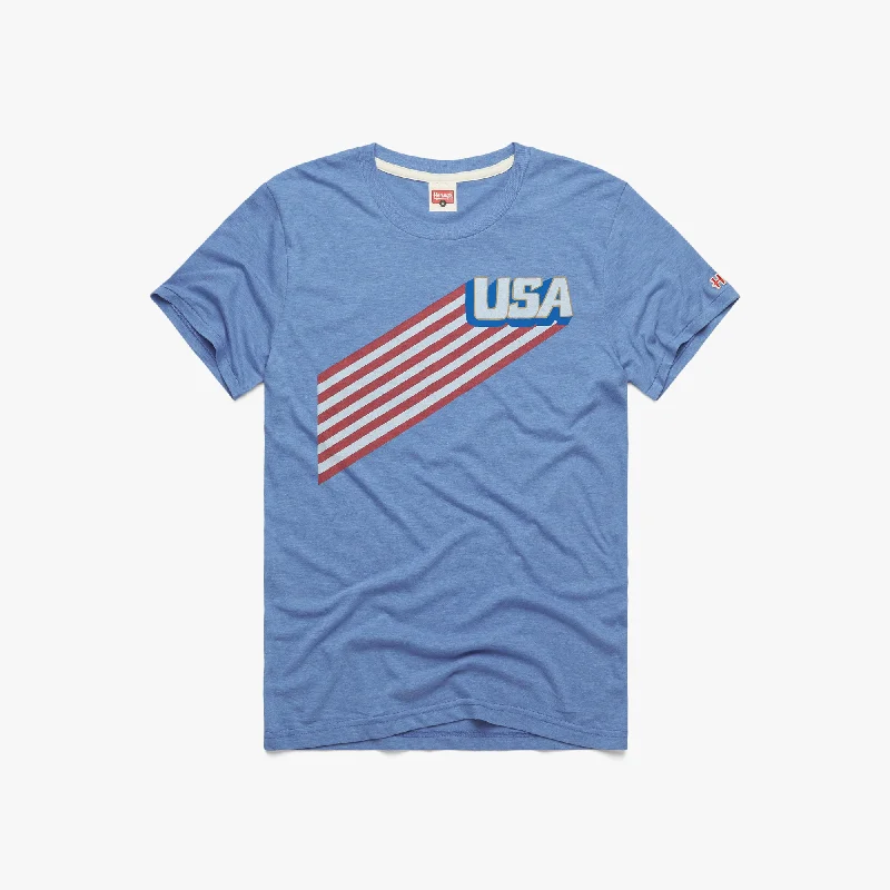 Men's Shirts with Striped PatternsUSA Broad Stripes