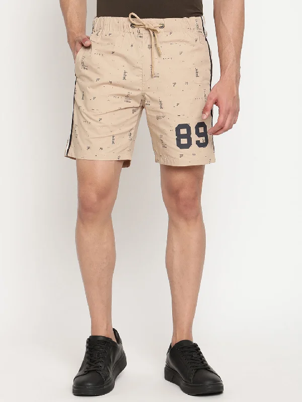 Men's Pants with Belt LoopsMen's Beige Shorts