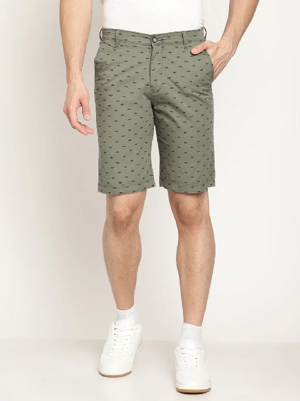 Casual Men's ChinosMen's Olive Bermuda