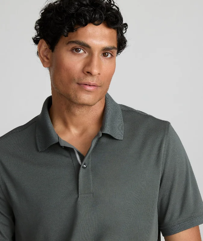 Men's Shirts with Spread CollarsWrinkle-Free Damaschino Polo