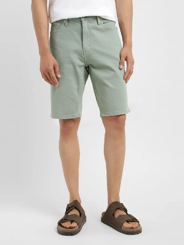 Versatile Men's ShortsMen's Grey Regular Fit Shorts