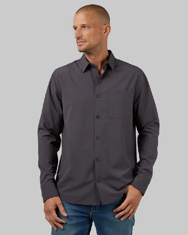 Men's Checked Short-Sleeve Shirts for Summer FunMEN'S STRETCH WOVEN LONG SLEEVE BUTTON-UP