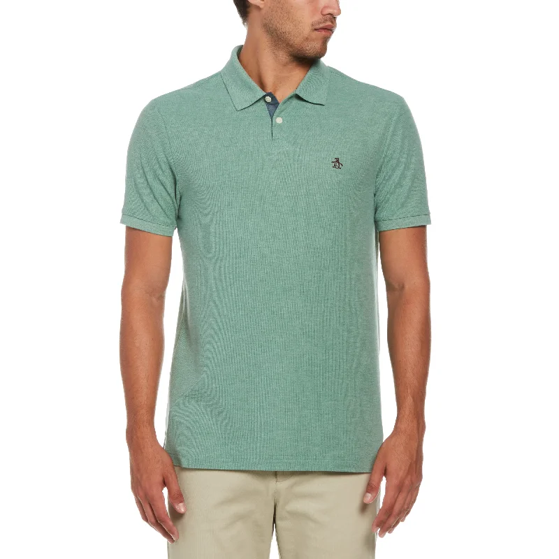 Men's Shirts with Embroidered DesignsPique Daddy Polo