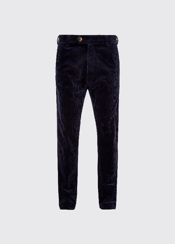 Men's Pants with Zippered PocketsStride Men's Corduroy Trousers 81cm inseam - Navy