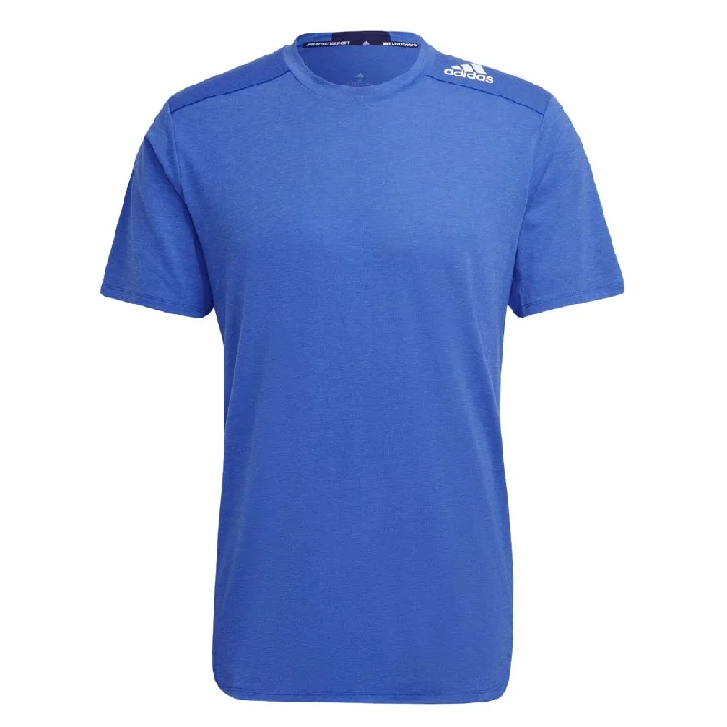 Men's Shirts with Full Placketsadidas - Men's Designed For Training T-Shirt (HL8819)