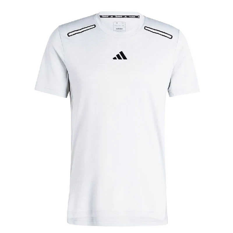 Men's Shirts with Zippered Pocketsadidas - Men's Heat.Rdy Hiit Elevated Short Sleeve T-Shirt (IM1106)