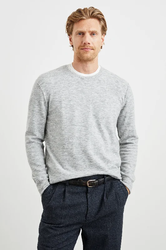 Versatile Men's Zip-Up SweatersBECKSON SWEATER - HEATHER GREY