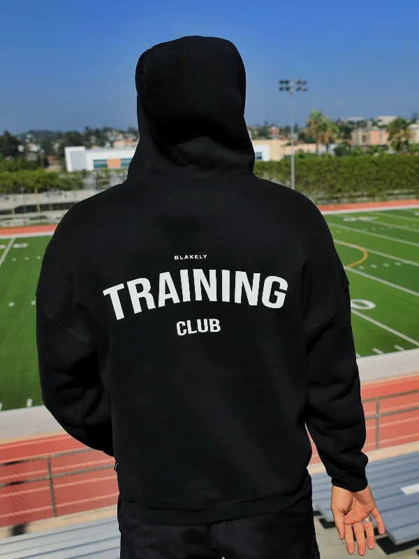 Modern Men's Tech HoodiesTraining Club Relaxed Hoodie - Black