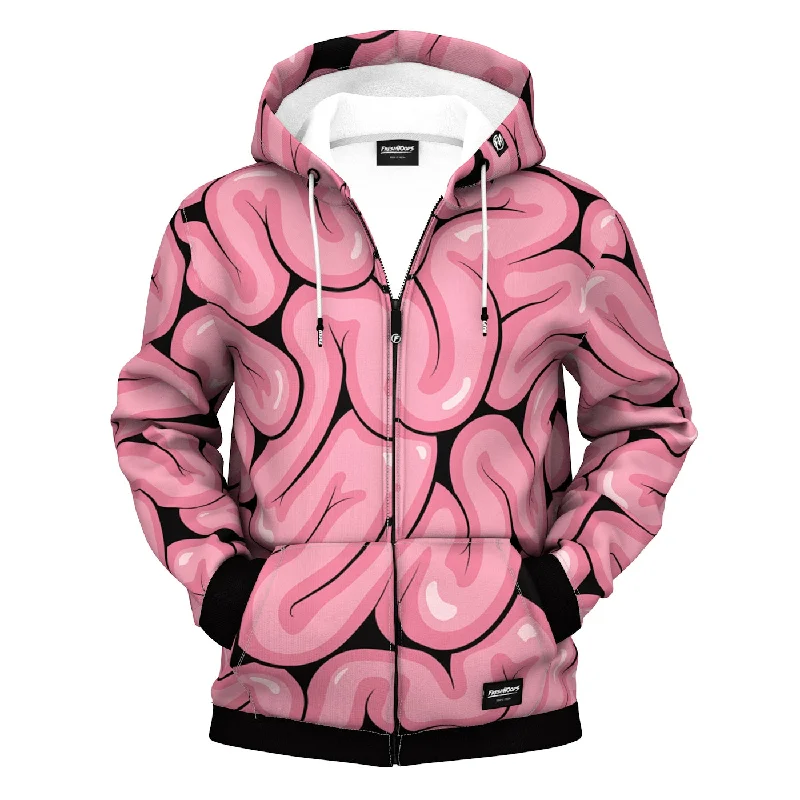 Men's Hoodies with Pass-Through PocketsBrainwash Zip Up Hoodie