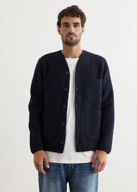 Men's Coats with VentilationWool Fleece Cardigan