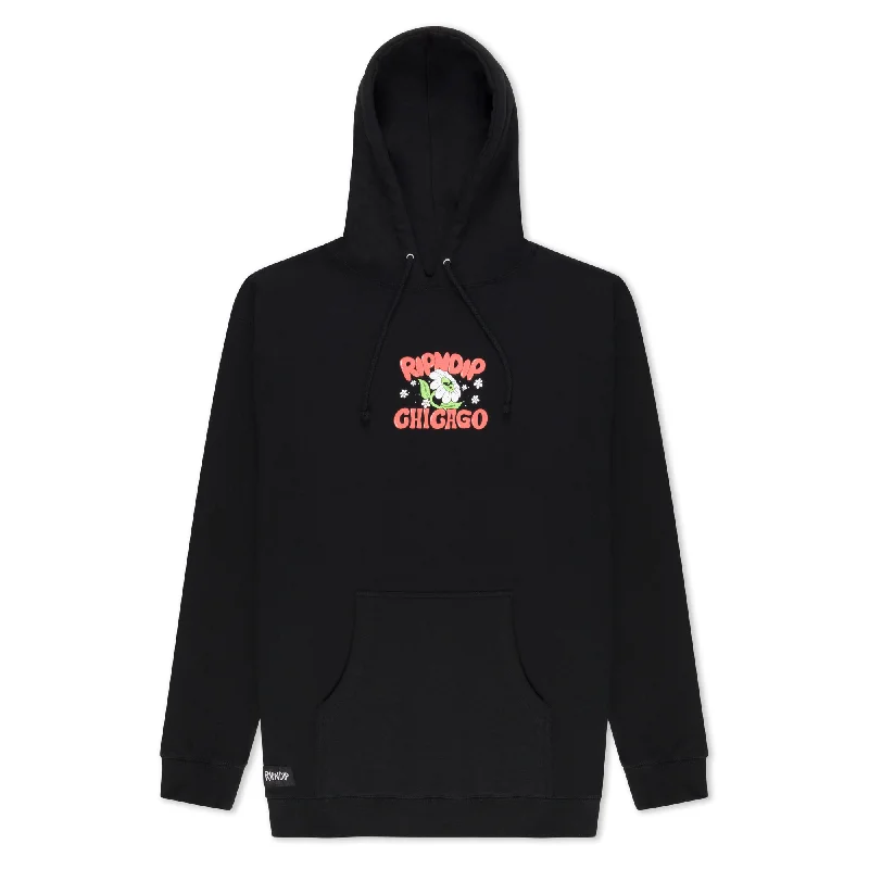 Men's Hoodies with Hidden PocketsChi-Town Hoodie (Black)