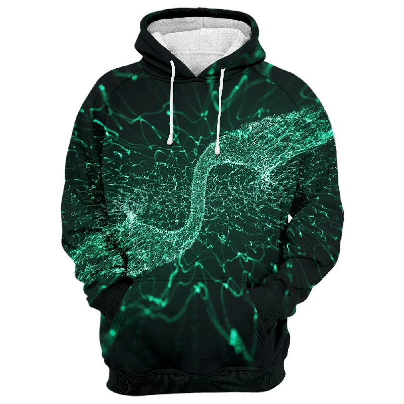 Men's Hoodies with Contrast Fabric PanelsConnection Hoodie