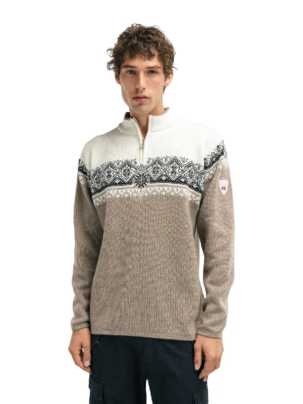 Men's Sweaters with Unique and Custom DesignsDale of Norway - Moritz Men's Sweater - Mountainstone Sand