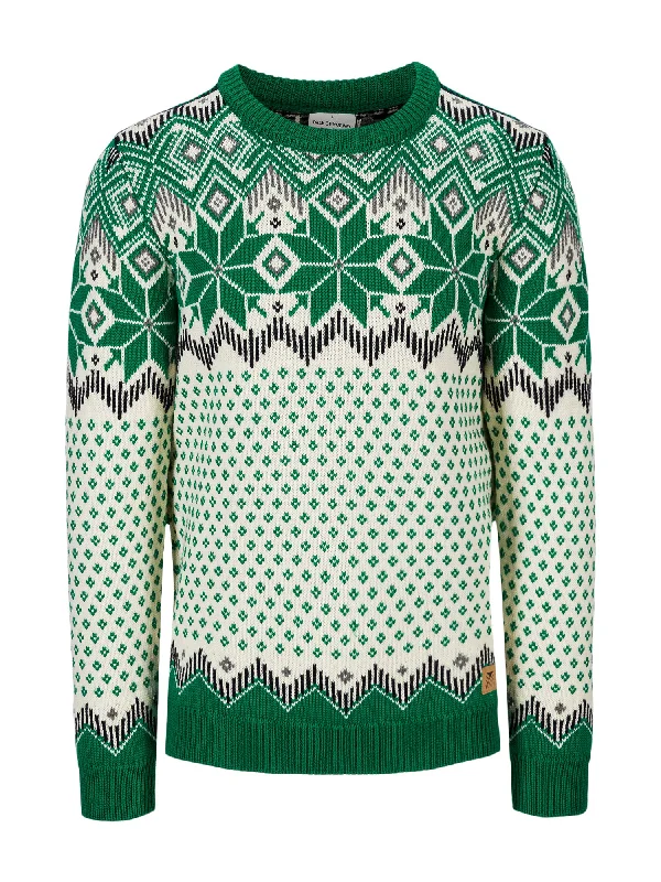 Men's Sweaters with Elastic WaistbandsDale of Norway - Vegard Men's Sweater - Bright Green