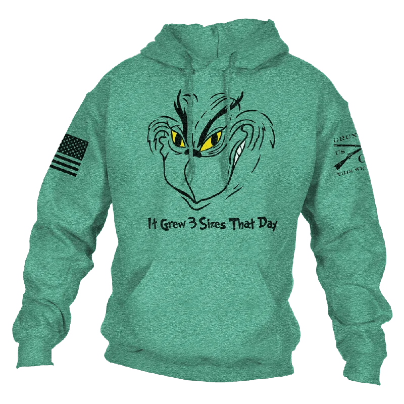 Weather-Ready Men's HoodiesGrinch Grows Hoodie - Heather Forest Green